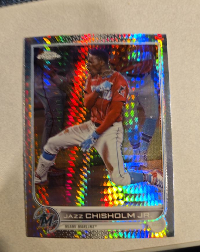 2023 Topps Chrome #MJC-1 Jazz Chisholm Jr. — front