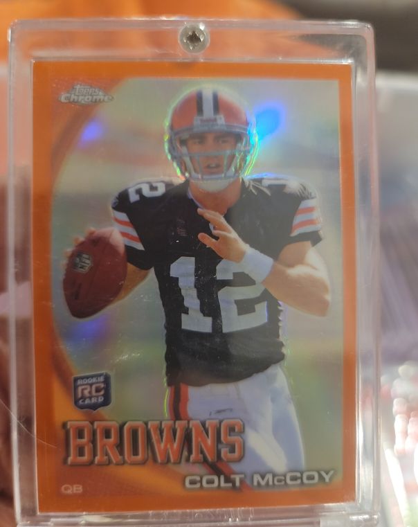 2010 Topps Chrome #C70 Colt McCoy — front