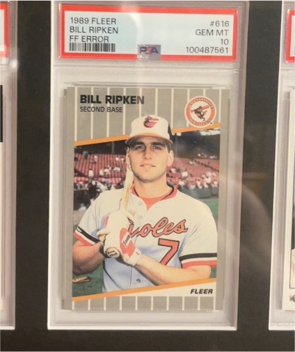1989 Fleer #616 Bill Ripken FF Error — front