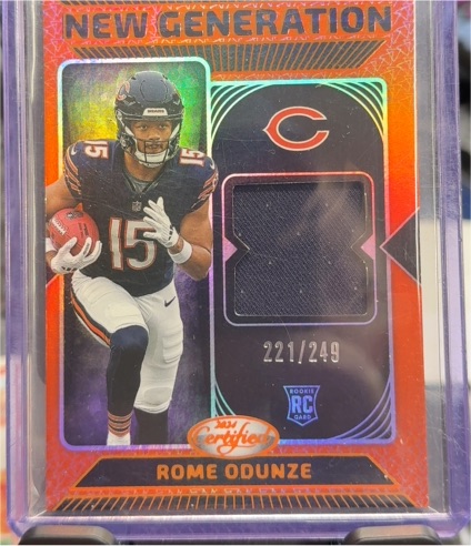 2024 Panini Certified New Generation #NGJ-ROE Rome Odunze — front