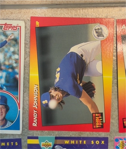 1992 Donruss Triple Play #71 Randy Johnson — front