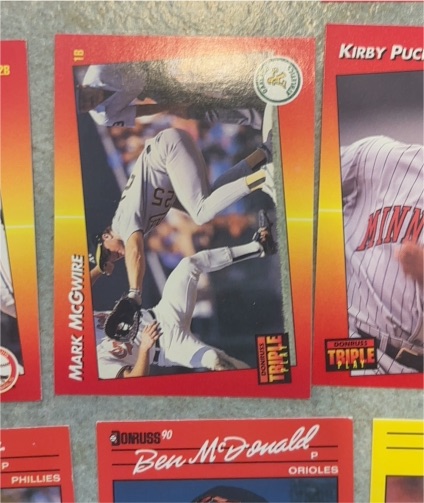 1992 Donruss Triple Play #262 Mark McGwire — front