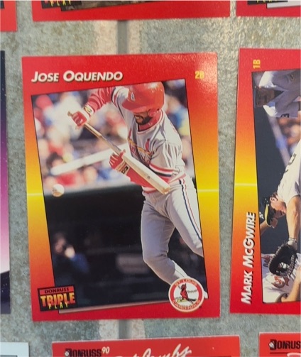 1992 Donruss Triple Play #118 Jose Oquendo — front