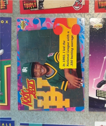 1993 Upper Deck Kid Stars #27 Rickey Henderson — front