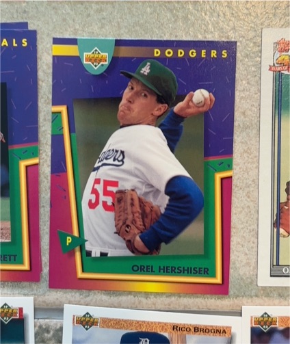1993 Upper Deck Fun Pack #88 Orel Hershiser — front