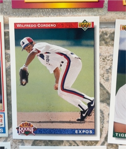 1992 Upper Deck #16 Wilfredo Cordero — front