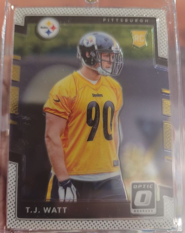 2017 Donruss Optic #122 T.J. Watt — front
