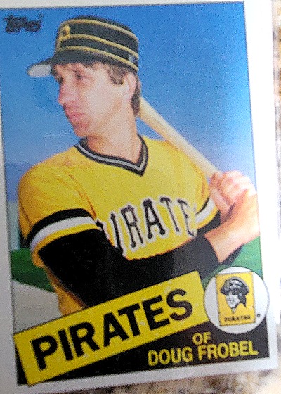 1985 Topps #587 Doug Frobel — front