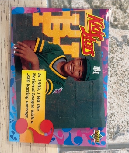 1993 Upper Deck Kid Stars #27 Frank Thomas — front