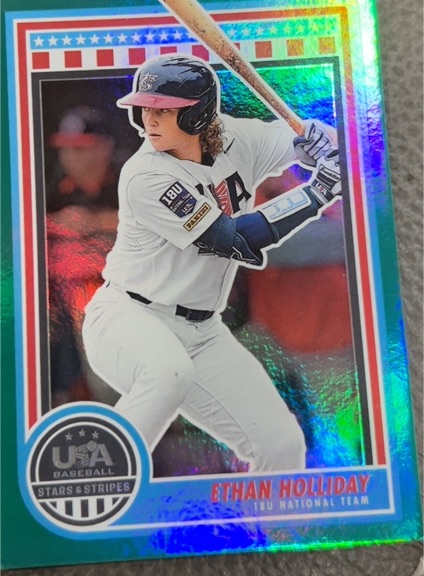 2025 Panini USA Baseball Stars & Stripes #67 Ethan Holliday — front