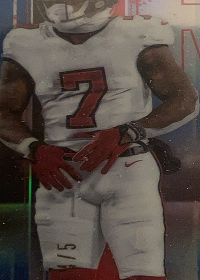 2023 Football #1/5 Unknown Player — front
