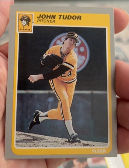1985 Fleer #479 John Tudor — front