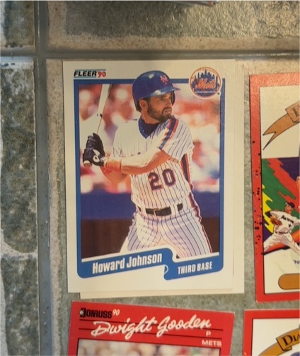 1990 Fleer #208 Howard Johnson — front