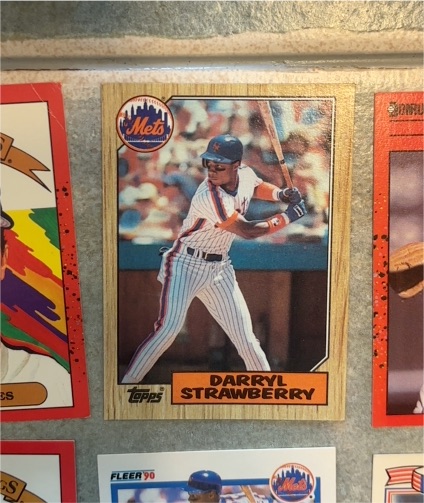 1987 Topps #460 Darryl Strawberry — front