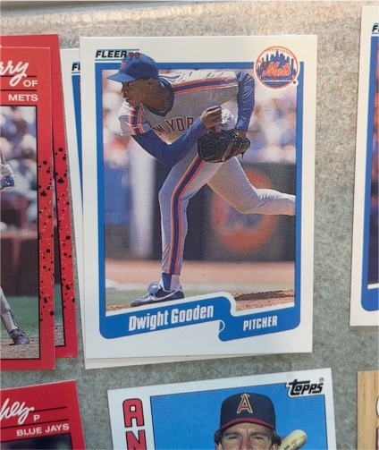 1990 Fleer #Dwight Gooden — front