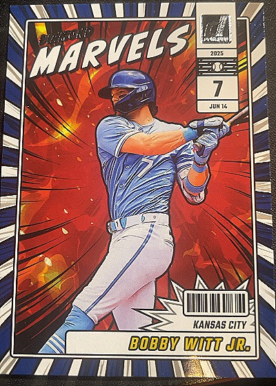 2025 Donruss Baseball Diamond Marvels #9 Bobby Witt Jr. — front