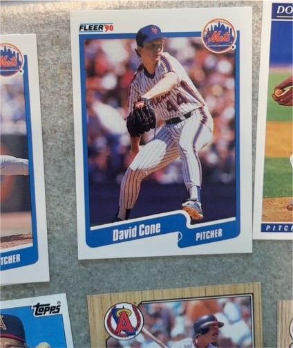 1990 Fleer #441 David Cone — front