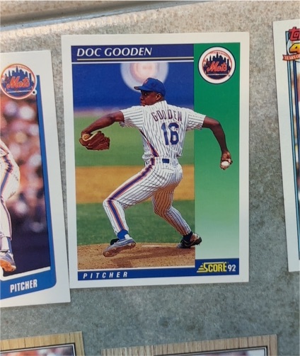1992 Score #10 Doc Gooden — front