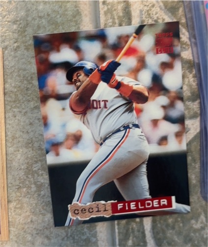 1994 Topps Stadium Club #25 Cecil Fielder — front