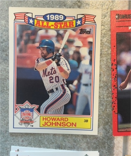 1990 Topps Baseball 1989 All-Star #4 Howard Johnson — front