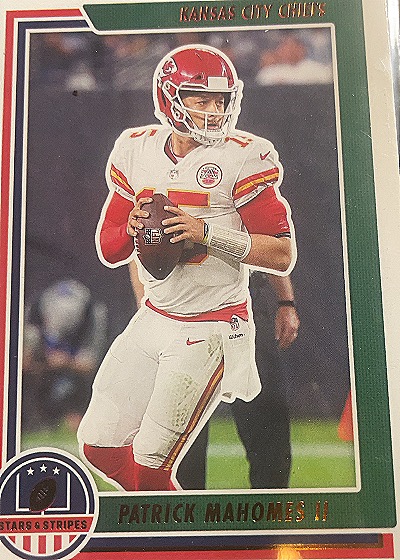 2021 Panini Chronicles Stars & Stripes #STS-PMA Patrick Mahomes II — front