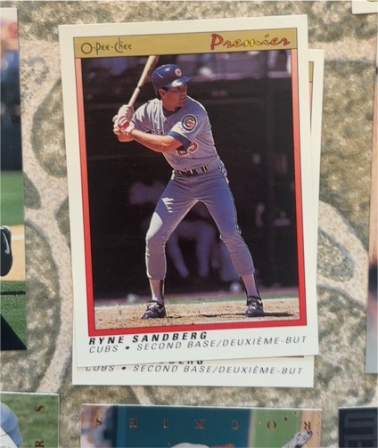 1991 O-Pee-Chee Premier #103 Ryne Sandberg — front