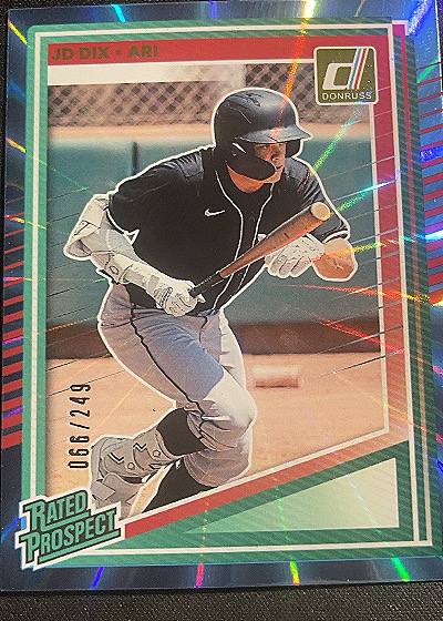 2025 Donruss Rated Prospects #192 JD Dix — front