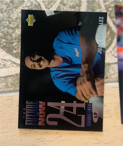 1994 Upper Deck The Future is Now #52 Juan Gonzalez — front