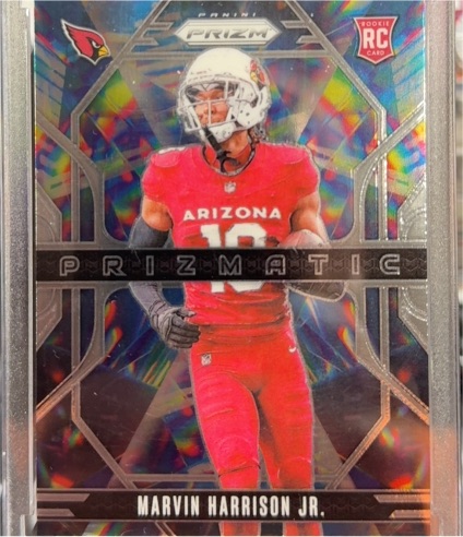 2024 Panini Prizm Prizmatic #12 Marvin Harrison Jr. — front