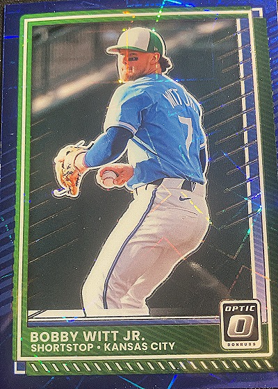 2025 Donruss Optic #27 Bobby Witt Jr. — front