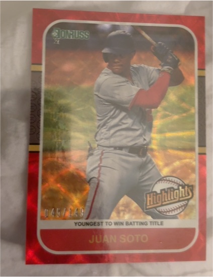 2021 Donruss Highlights #HI3 Juan Soto — front