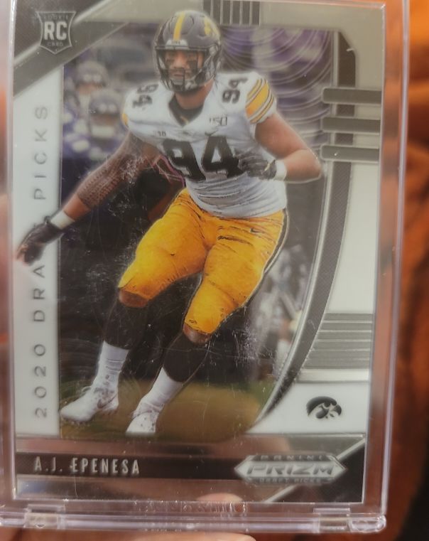 2020 Panini Prizm Draft Picks #162 A.J. Epenesa — front