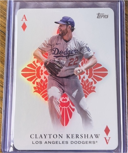 2023 Topps Series 1 All Aces #AA-7 Clayton Kershaw — front