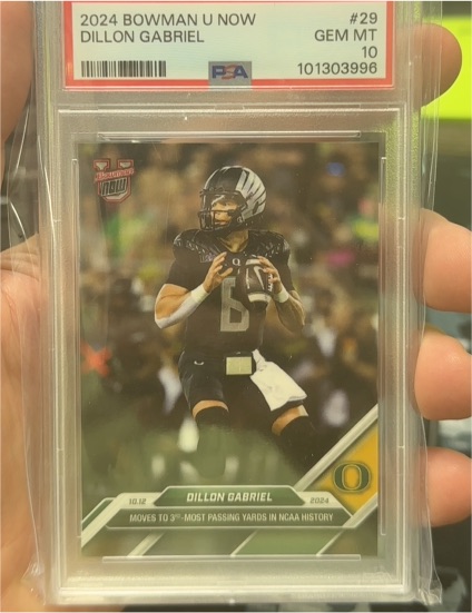 2024 Bowman U Now #29 Dillon Gabriel — front