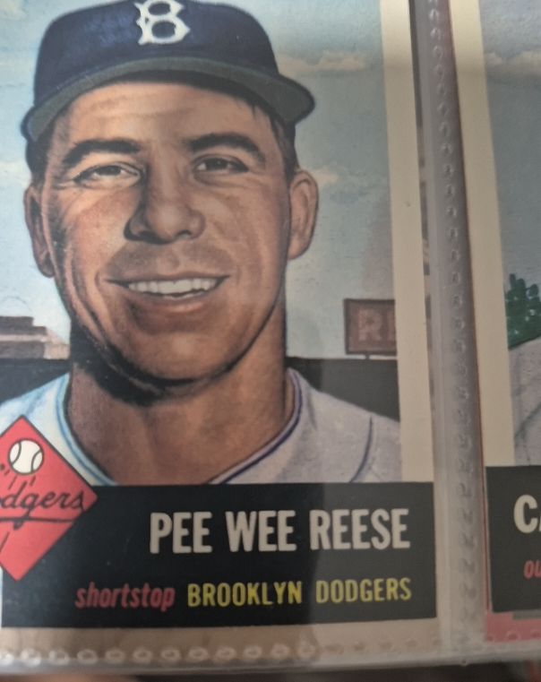 1953 Topps #76 Pee Wee Reese — front