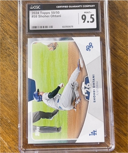 2024 Topps 50/50 #58 Shohei Ohtani — front