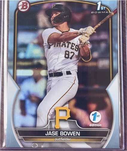 2023 Bowman 1st Edition #BPPF-146 Jase Bowen — front