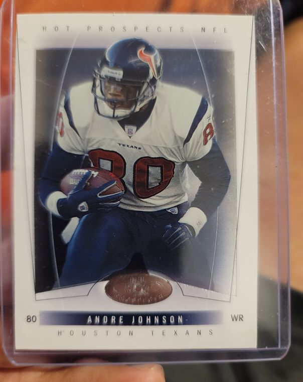 2004 Fleer Hot Prospects #9 Andre Johnson — front