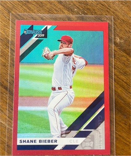 2019 Donruss #107 Shane Bieber — front