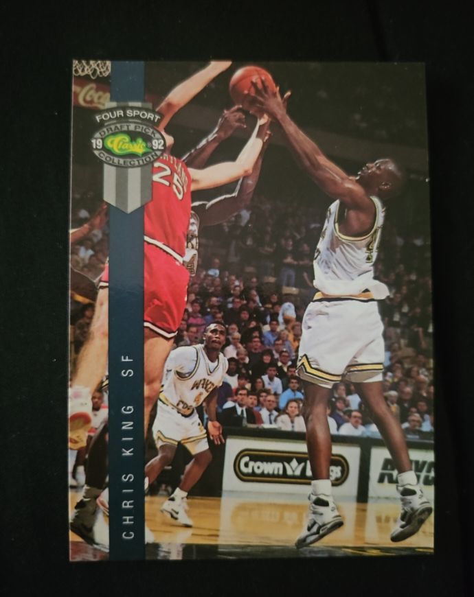 1992 Classic Four Sport Draft Pick #32 Chris King — front
