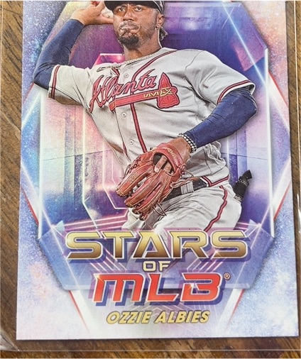 2023 Topps Stars of MLB #SMLB-29 Ozzie Albies — front
