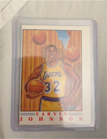1991 Fleer Pro Visions #6 Earvin Johnson — front