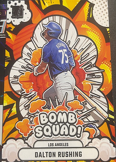 2025 Panini Donruss #5 Dalton Rushing Bomb Squad — front