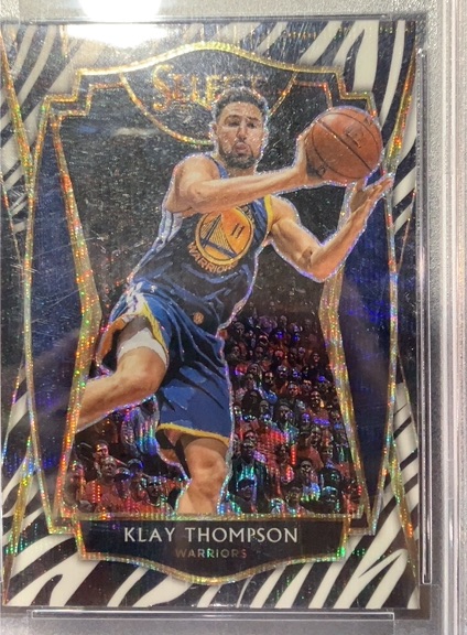 2020-21 Panini Select #108 Klay Thompson — front
