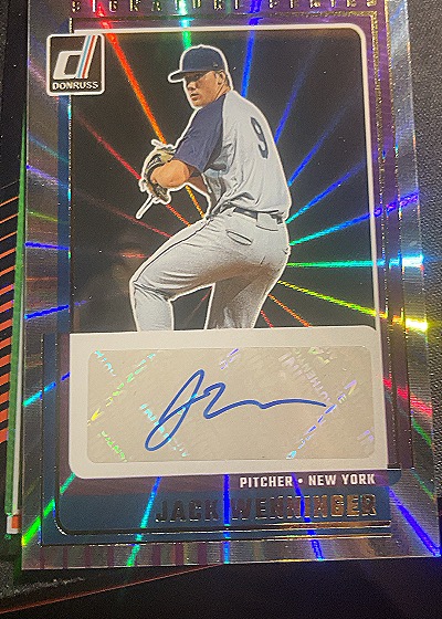 2025 Donruss Signature Series #SG-JWN Jack Wenninger — front