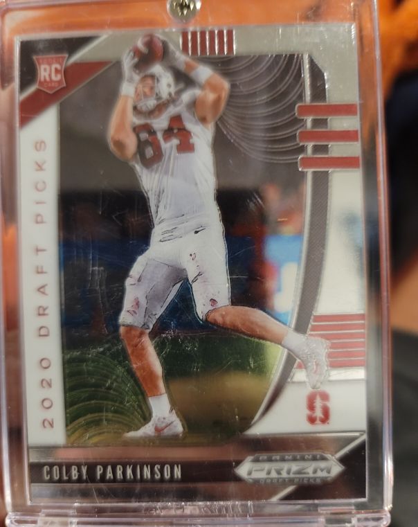 2020 Panini Prizm Draft Picks #135 Colby Parkinson — front