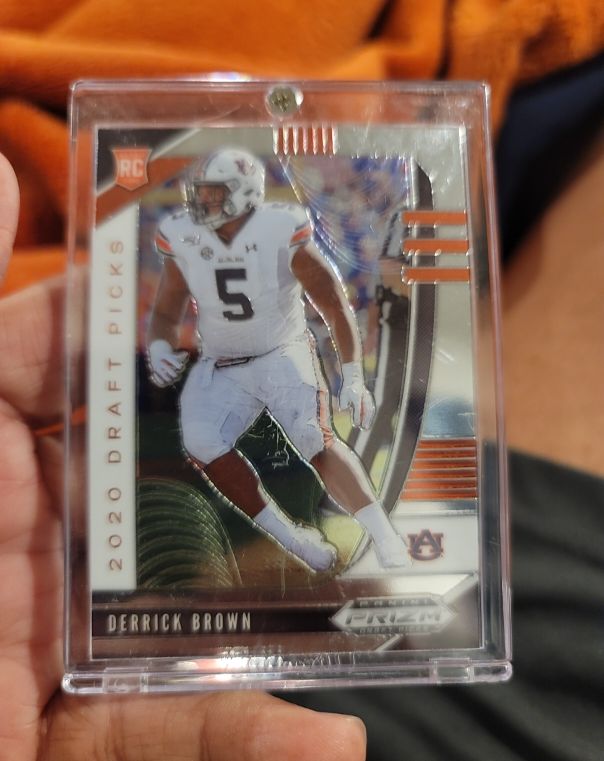 2020 Panini Prizm Draft Picks #155 Derrick Brown — front