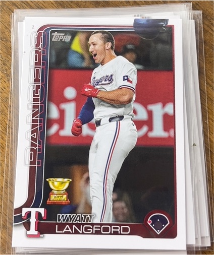 2025 Topps Series 2 #455 Wyatt Langford — front