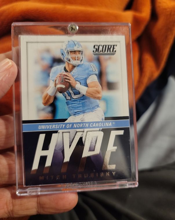 2017 Panini Score #3 Mitchell Trubisky Hype — front