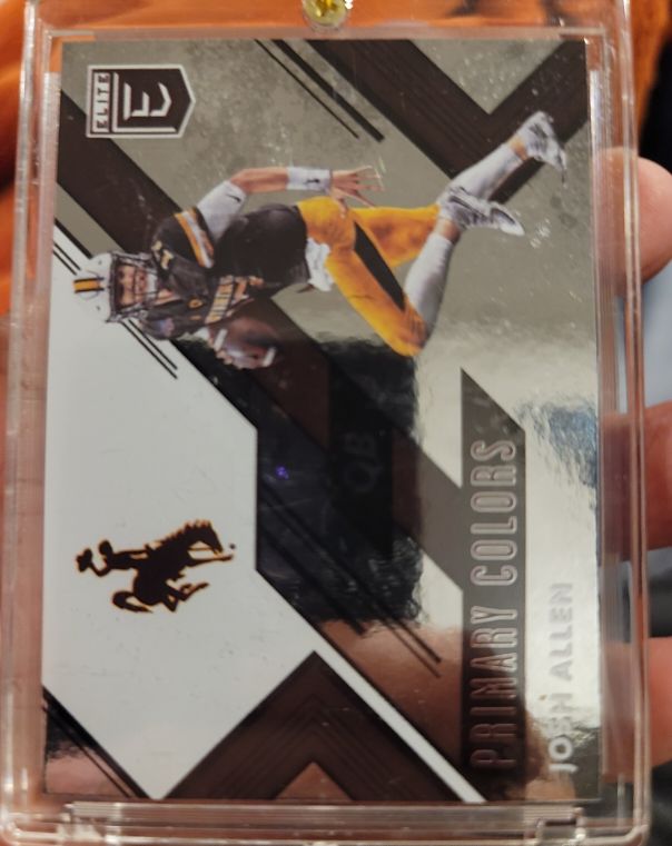 2018 Panini Elite Draft Picks Primary Colors #4 Josh Allen — front